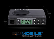 Load image into Gallery viewer, Midland MXT105 5W GMRS Micro Mobile Radio with Antenna