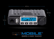 Load image into Gallery viewer, Midland MXT115 15W GMRS Micro Mobile Radio with Antenna