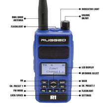 Load image into Gallery viewer, Rugged Radios R1 Business Band Handheld Radio - Digital and Analog
