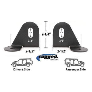 Antenna Mount for Jeep Wrangler and Jeep Gladiator Truck - Driver Side
